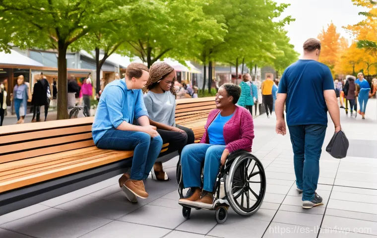 물성매력 디자인의 사회적 책임 - **Prompt:** A bright, futuristic exhibition hall showcasing sustainable innovation. In the foregroun...